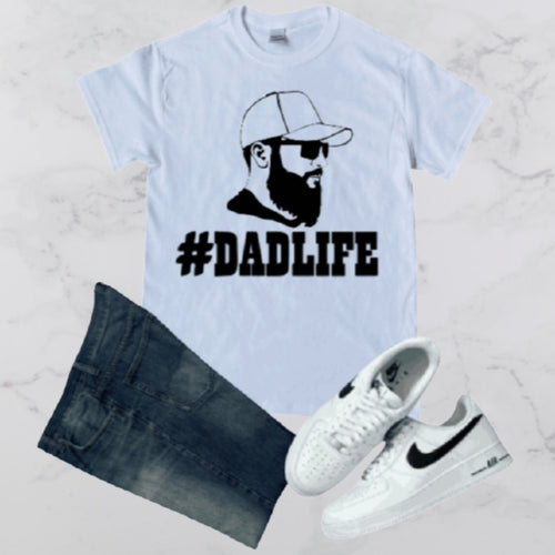 Dad Life - customized t-shirts, Birthday Party Shirt, Customized Tumblers, Customizable diaper bags, personalized headbands, Customized Mugs, Customized Bottles, Customized License Plate, Custom Mouse Pad -  T's Custom Gifts